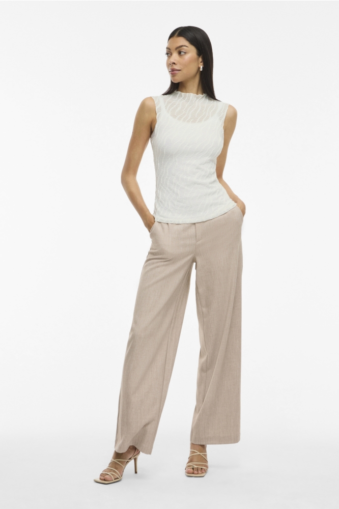 VIESTELLA FUNNELNECK S/L TOP 14108540 SNOW WHITE